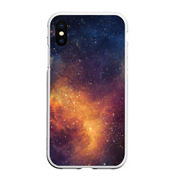 Чехол iPhone XS Max матовый Космос