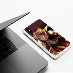 Чехол iPhone XS Max матовый Fairy tail, цвет: 3D-белый — фото 2