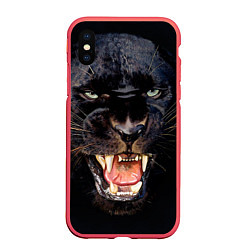 Чехол iPhone XS Max матовый Пантера