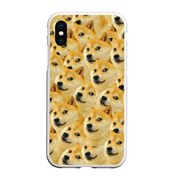 Чехол iPhone XS Max матовый Doge