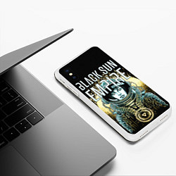 Чехол iPhone XS Max матовый Black Sun Empire, цвет: 3D-белый — фото 2