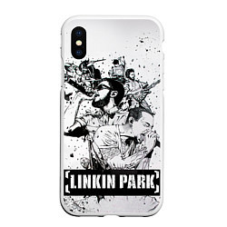 Чехол iPhone XS Max матовый Linkin Park