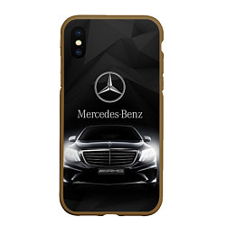 Чехол iPhone XS Max матовый Mercedes