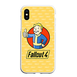 Чехол iPhone XS Max матовый Fallout 4: Pip-Boy