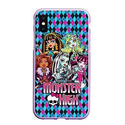 Чехол iPhone XS Max матовый Monster High