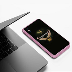 Чехол iPhone XS Max матовый Imagine Dragons: Smoke + Mirrors, цвет: 3D-розовый — фото 2