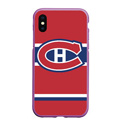 Чехол iPhone XS Max матовый Montreal Canadiens