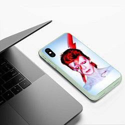 Чехол iPhone XS Max матовый Aladdin sane, цвет: 3D-салатовый — фото 2