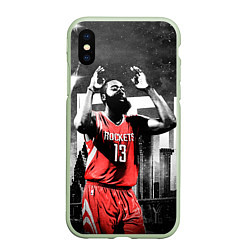 Чехол iPhone XS Max матовый Баскетболист NBA