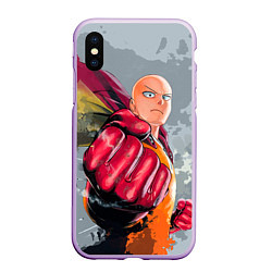 Чехол iPhone XS Max матовый One Punch Man Fist