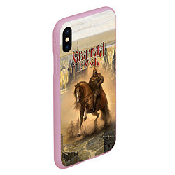 Чехол iPhone XS Max матовый Святая русь, цвет: 3D-розовый — фото 2