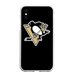 Чехол iPhone XS Max матовый Pittsburgh Penguins: Crosby, цвет: 3D-белый