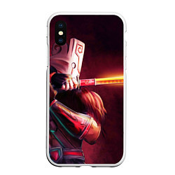 Чехол iPhone XS Max матовый Juggernaut, цвет: 3D-белый