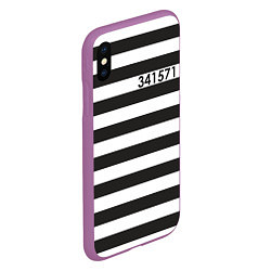 Чехол iPhone XS Max матовый Заключенный, цвет: 3D-фиолетовый — фото 2