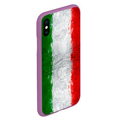 Чехол iPhone XS Max матовый Italian, цвет: 3D-фиолетовый — фото 2