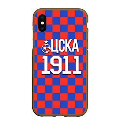 Чехол iPhone XS Max матовый ЦСКА 1911