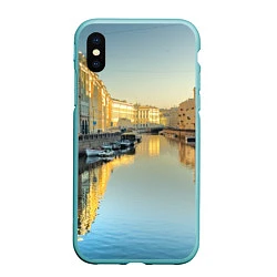 Чехол iPhone XS Max матовый Питер