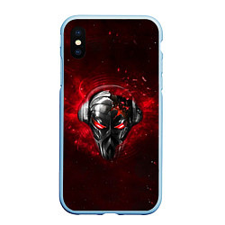 Чехол iPhone XS Max матовый Pirate Station: Blood Face