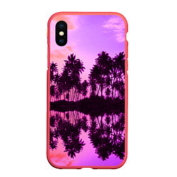 Чехол iPhone XS Max матовый Hawaii dream