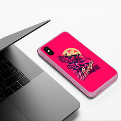 Чехол iPhone XS Max матовый It's on the house, цвет: 3D-розовый — фото 2