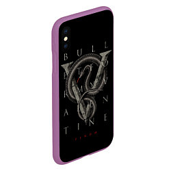 Чехол iPhone XS Max матовый BFMV: Venom, цвет: 3D-фиолетовый — фото 2