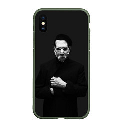 Чехол iPhone XS Max матовый Marilyn Manson