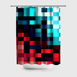 Шторка для ванной Pixel Color