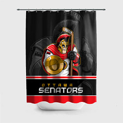 Шторка для душа Ottawa Senators, цвет: 3D-принт