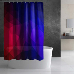 Шторка для душа Red&Blue, цвет: 3D-принт — фото 2