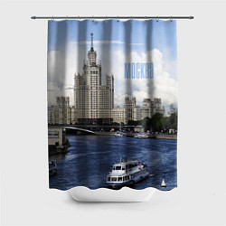 Шторка для душа Москва река, цвет: 3D-принт