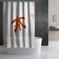 Шторка для душа Fnatic: White collection, цвет: 3D-принт — фото 2