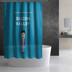 Шторка для душа Silicon Valley, цвет: 3D-принт — фото 2