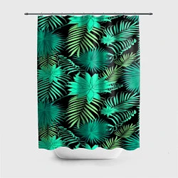 Шторка для душа Tropical pattern, цвет: 3D-принт