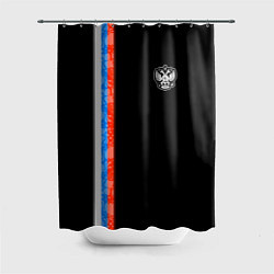 Шторка для душа Russia - Black collection 2023, цвет: 3D-принт