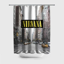 Шторка для душа Nirvana City, цвет: 3D-принт