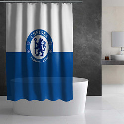 Шторка для душа Chelsea FC: Duo Color, цвет: 3D-принт — фото 2