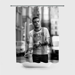 Шторка для душа Rami Malek, цвет: 3D-принт