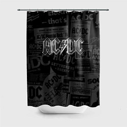 Шторка для душа AC/DC: Journalese, цвет: 3D-принт