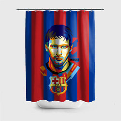 Шторка для душа Lionel Messi, цвет: 3D-принт