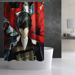 Шторка для душа Persona 5, цвет: 3D-принт — фото 2