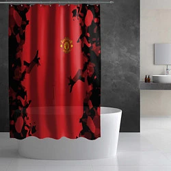 Шторка для душа FC Manchester United: Red Original, цвет: 3D-принт — фото 2