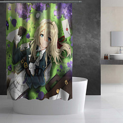 Шторка для душа Violet Evergarden, цвет: 3D-принт — фото 2