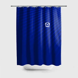 Шторка для ванной Mazda: Blue Sport