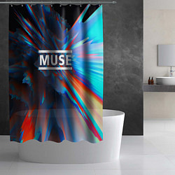 Шторка для душа Muse: Colour Abstract, цвет: 3D-принт — фото 2