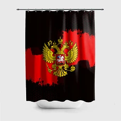 Шторка для душа Russia: Red Collection, цвет: 3D-принт
