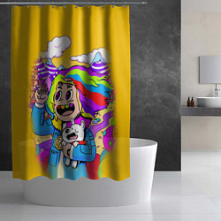 Шторка для душа 69 Rainbow, цвет: 3D-принт — фото 2