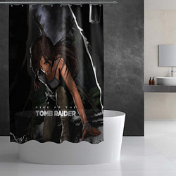 Шторка для душа Tomb Raider, цвет: 3D-принт — фото 2