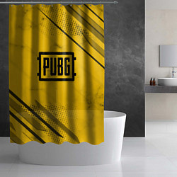 Шторка для душа PUBG: Yellow Trace, цвет: 3D-принт — фото 2