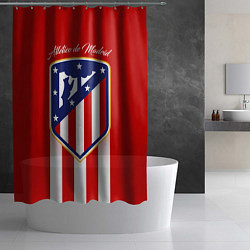 Шторка для душа ФК Атлетико Мадрид, цвет: 3D-принт — фото 2