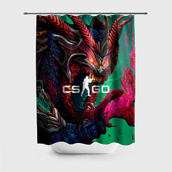 Шторка для душа CS GO hyper beast skin, цвет: 3D-принт